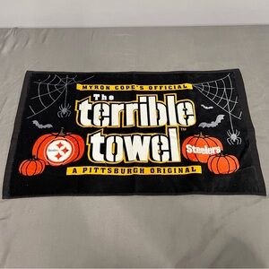 Pittsburgh Steelers Halloween Glow In The Dark Terrible Towel 25x14.5”
